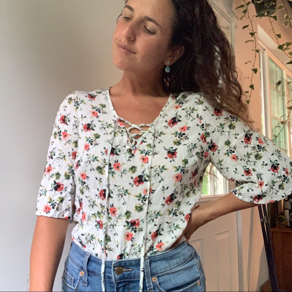 Mossimo floral top
